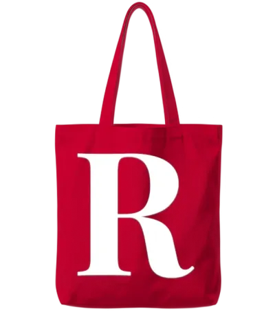The Letter R Tote Bags - Red