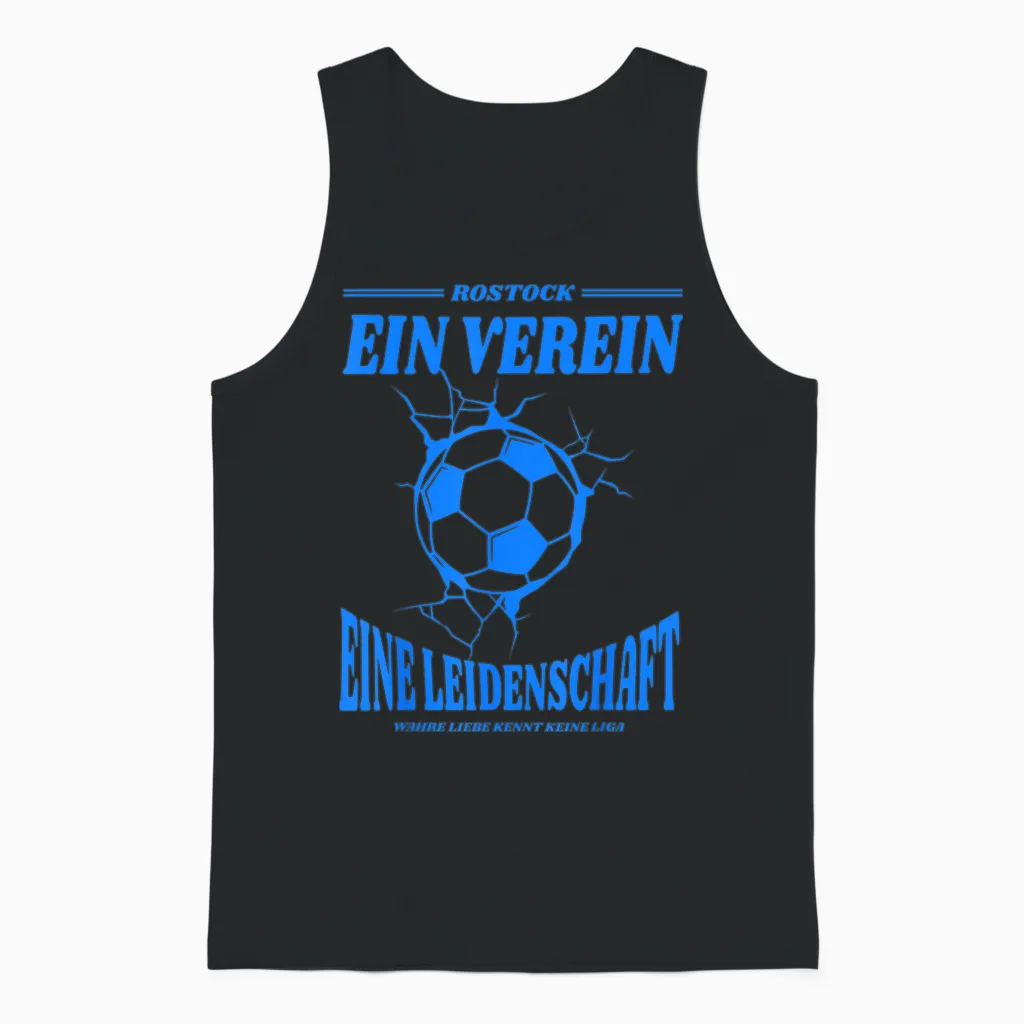 Rostock Football Fan Unisex Tank Top in Black