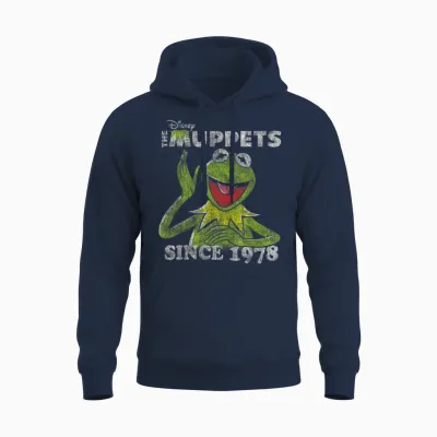 The Muppets Kermit Since 1978 Unisex Hoodie - Navy
