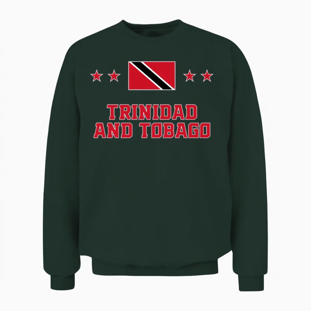 Trinidad and Tobago Unisex Sweatshirt in Forest