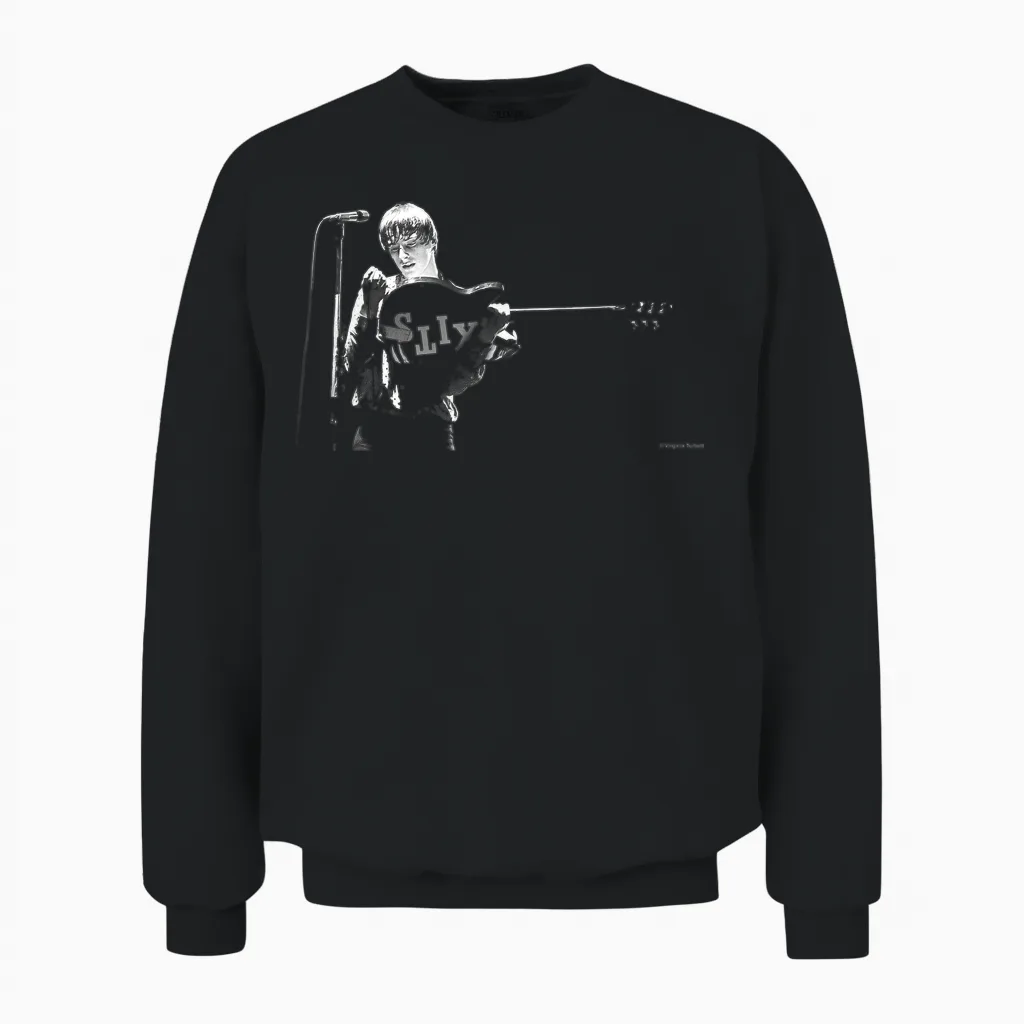 Paul Weller the Jam Gitarrenstecker Von Virginia Turbett Unisex Sweatshirt in Black