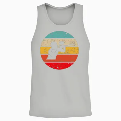 Paintball Retro Unisex Tank Top - Ash