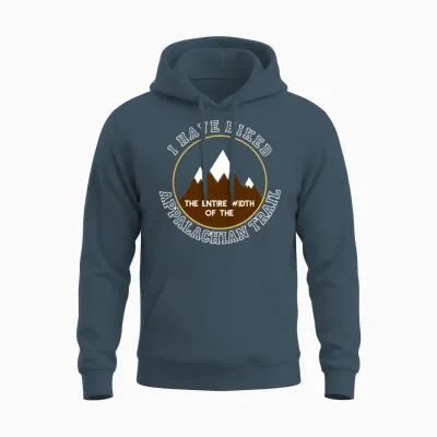 I Hiked the Entire Width of the Appalachian Trail Unisex Hoodie - Dark Heather