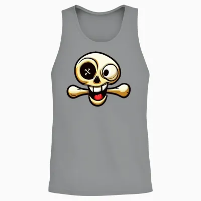 Funny Bone Unisex Tank Top - Sport Grey