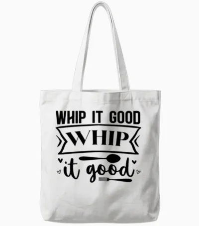 Whip It Good Whip It Good Tote Bags - White
