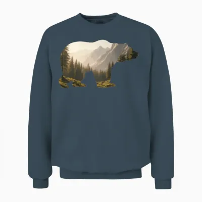 Bear 🐻 Unisex Sweatshirt - Dark Heather