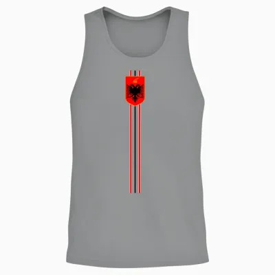 Albania Davil Dignal Albania Vintage Albaner Kosovo Unisex Tank Top - Sport Grey
