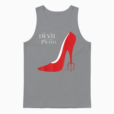 Devil Wears Prada Shoe Unisex Tank Top - Sport Grey