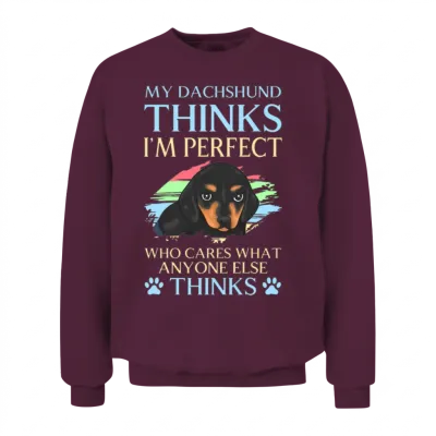 Dog Dogs Fox Dog Breed Unisex Sweatshirt - Maroon