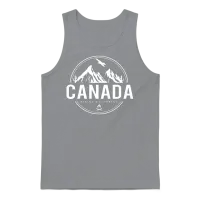 Canada Camping and Hiking Unisex Tank Top - Sport Grey – 1