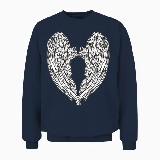 Wings Unisex Sweatshirt - Navy