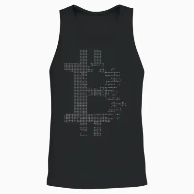 Bitcoin Punkt Unisex Tank Top - Black