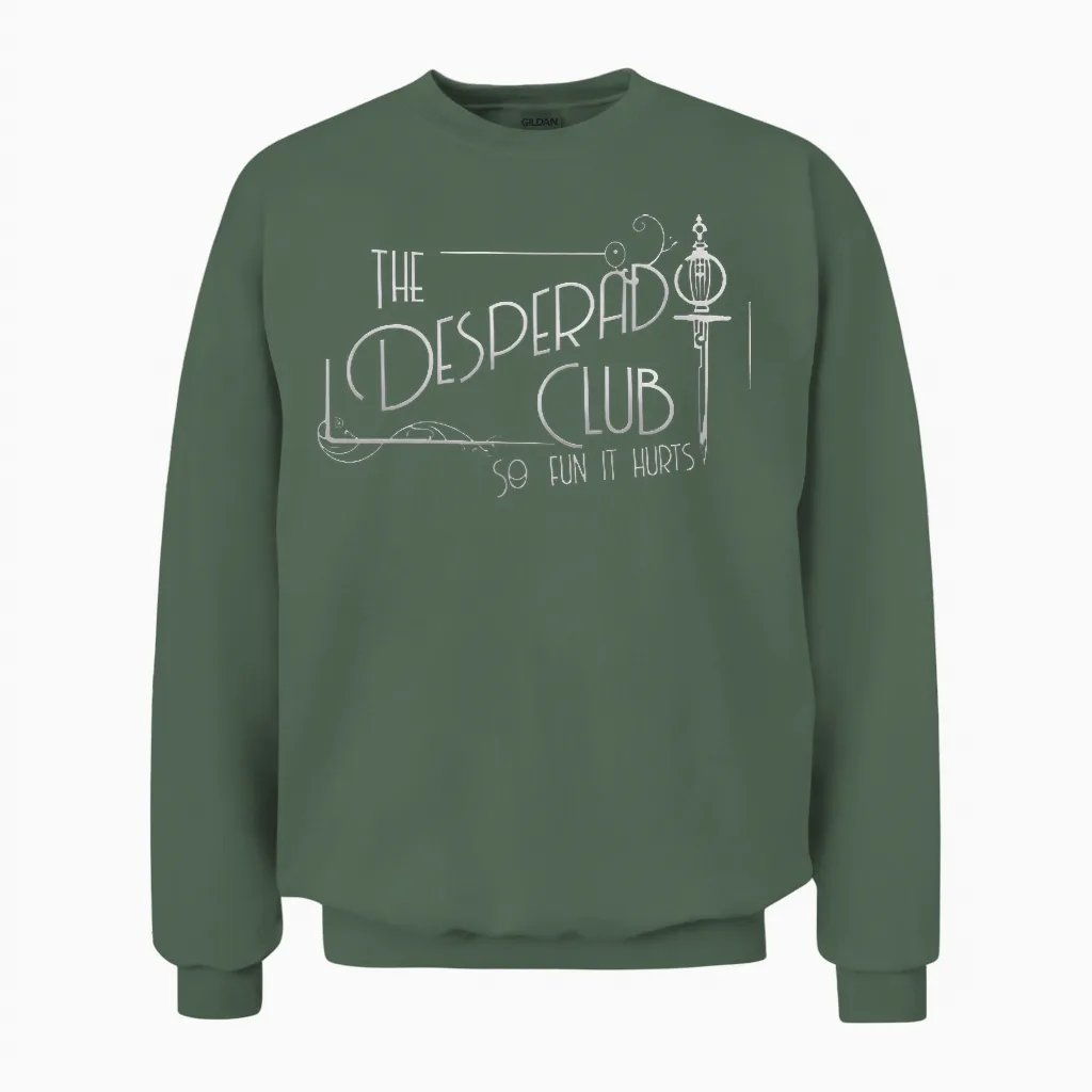 (2 Sided) Unisex Sweatshirt in Military Green