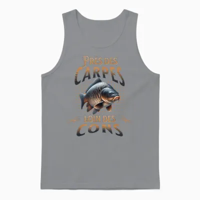 Gift for Carp Fishing Unisex Tank Top - Sport Grey