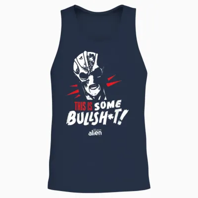 Resident Alien This Is Some Bullshit - Officially Licensed Unisex Tank Top - Navy