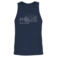 Souvenir Vancouver Canada Gifts Unisex Tank Top - Navy – 2