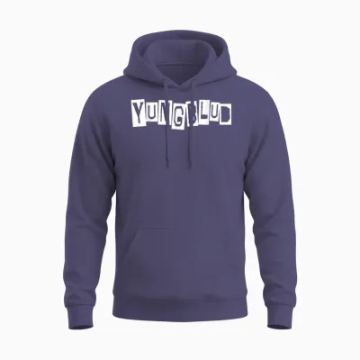 Official Yungblud Logo Unisex Hoodie - Heather Sport Dark Navy