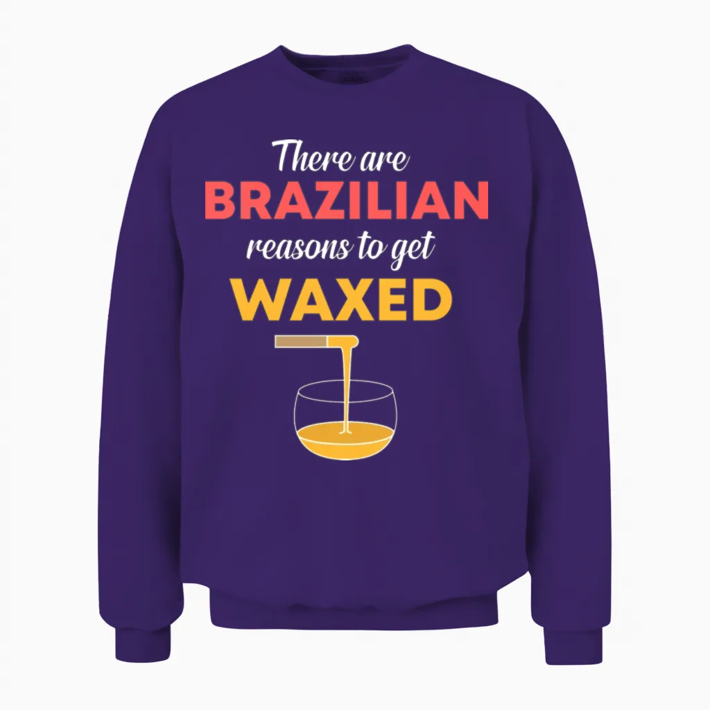 Waxing Specialist Funny Unisex Sweatshirt in Purple