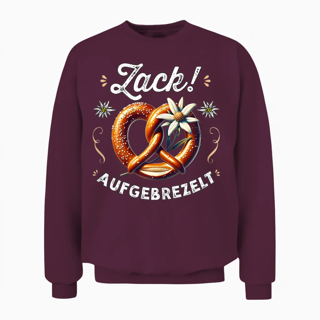 Passend Für Oktoberfest T-Shirt Damen Trachtenshirt Trachten Unisex Sweatshirt in Maroon