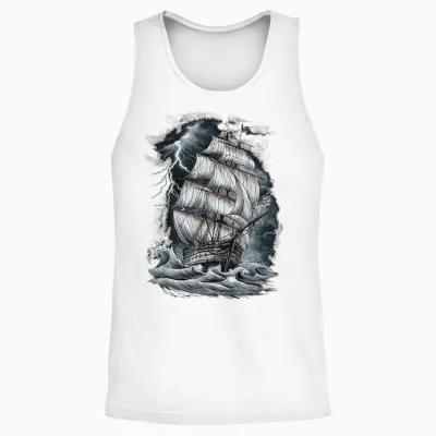 Altes Segelschiff Segeln Unisex Tank Top - White