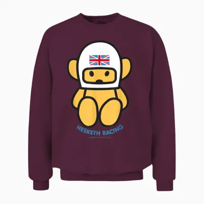Uk World Champion Team Maskottchen Auto 70er Jahre Classic Unisex Sweatshirt - Maroon