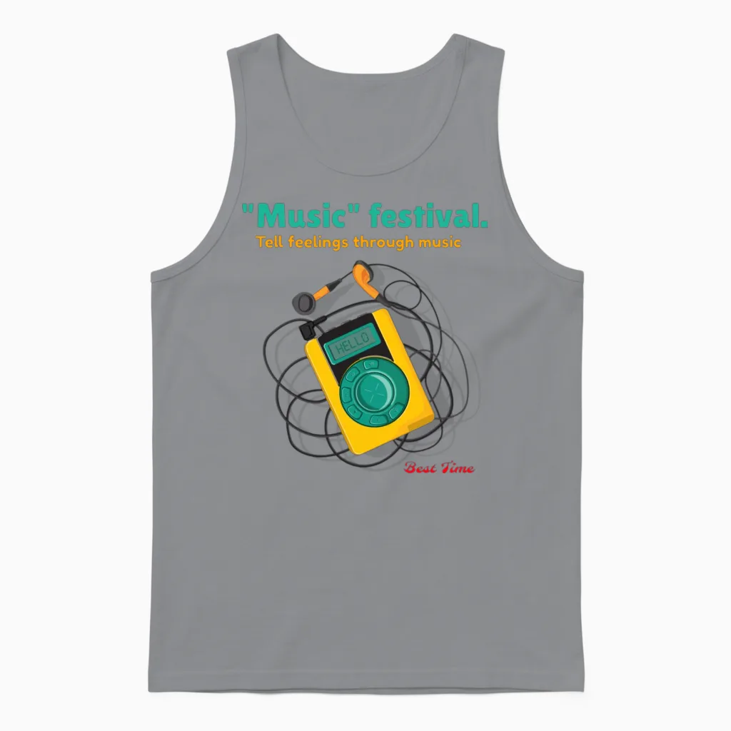 Music Festival - Music Masters Unisex Tank Top in Sport Grey