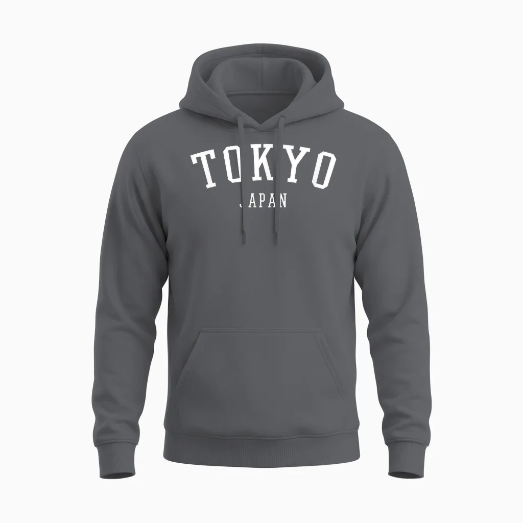 Tokyo, Japon Souvenir De Voyage Ville Populaire Unisex Hoodie in Charcoal
