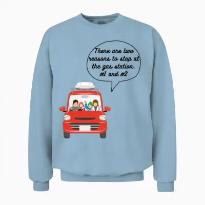 Comedy Potty Unisex Sweatshirt - Light Blue