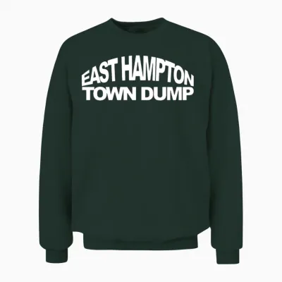 East Hampton Town Dump Bonacker Bub Springs 11937 Unisex Sweatshirt - Forest