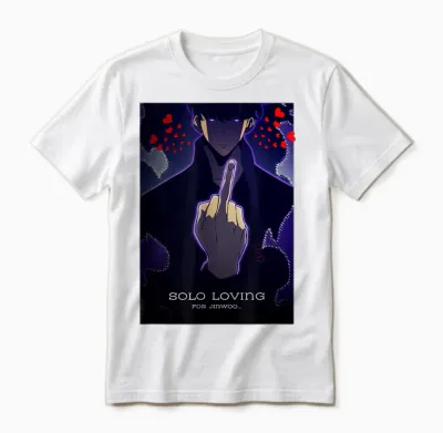 Solo Loveling - Anime-Inspiriertes T-Shirt Für Japanische Liebhaber Unisex T-Shirt - White