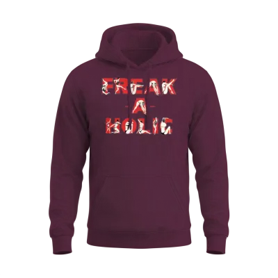 Freak a Holic Unisex Hoodie - Maroon