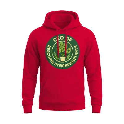 Ceo of Rescuing Dying Houseplants | Plant Love Unisex Hoodie - Red