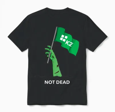 Zombie K2 Unisex T-Shirt - Black