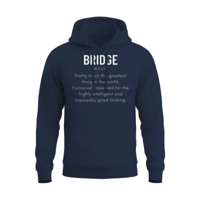 Bridge Player Definition - Bridge Unisex Hoodie - Navy