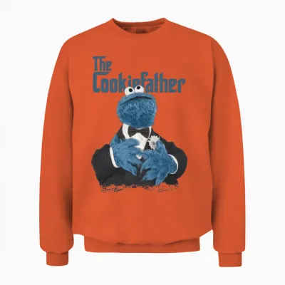 Sesame Street the Cookiefather Unisex Sweatshirt - Orange