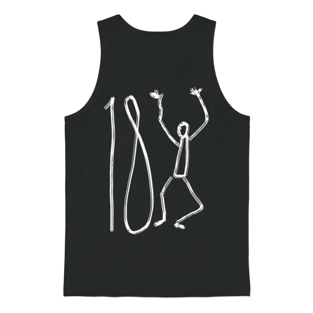 18th Birthday Unisex Tank Top - Black