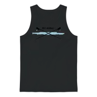 Rowing, Crew Unisex Tank Top - Black – 1