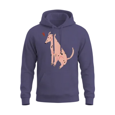 Dog Lover Unisex Hoodie - Heather Sport Dark Navy