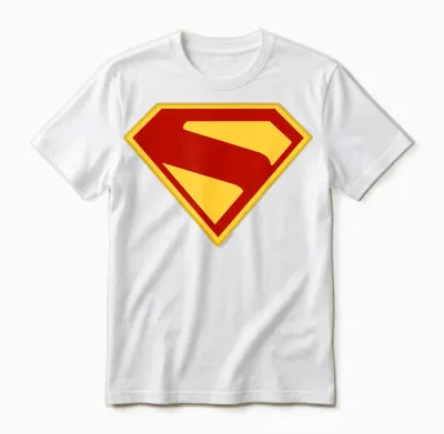 Superman (2025 Movie) S-Shield Unisex T-Shirt - White