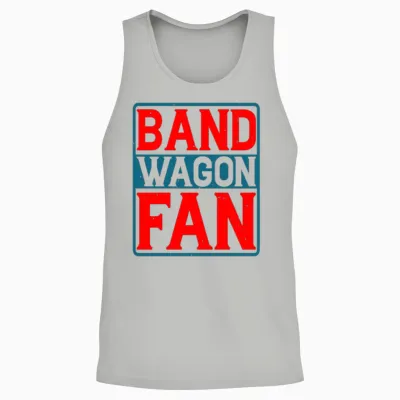 Bandwagon Fan 5 Unisex Tank Top - Ash