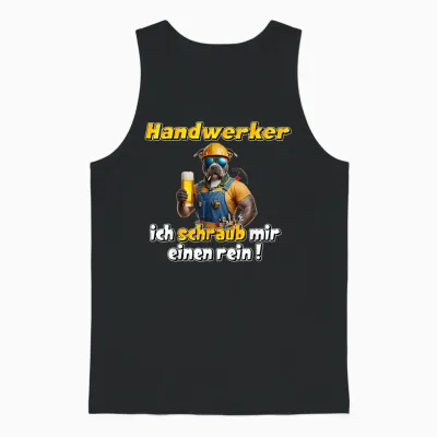 Handwerker ,ich Schraub Mir Einen Rein , Malle Song Unisex Tank Top - Black