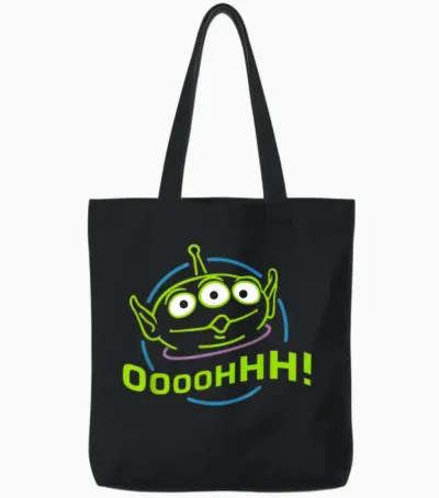 Disney Pixar Toy Story Alien Tote Bags - Black