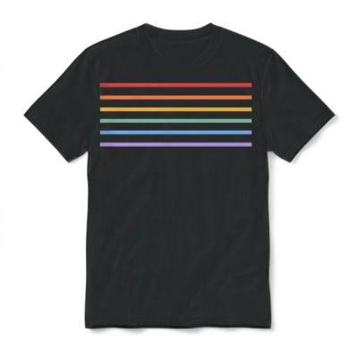 Subtle Pride Unisex T-Shirt - Black