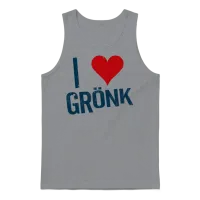 I Heart Gronk Unisex Tank Top - Sport Grey – 1