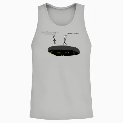 Clueless Sketch Funny Unisex Tank Top - Ash