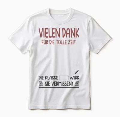 Lehrerin Erinnerung Lehrer Abschied Rente Schulklasse Schule Unisex T-Shirt - White