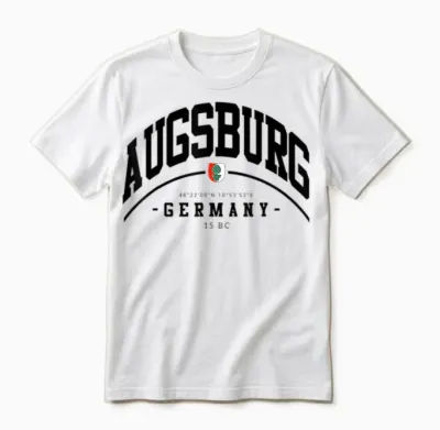 Augsburg Reise Nach Augsburg Heimat Deutschland Augsburg Unisex T-Shirt - White