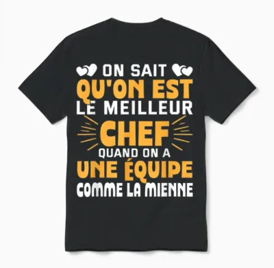 We Know We Are the Best Chef Super Chef Team Unisex T-Shirt - Black