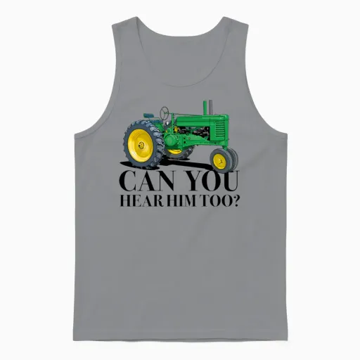 Classic Tractor Farm & Country Unisex Tank Top in Sport Grey
