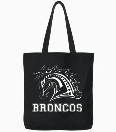 Knight Horse Tote Bags - Black